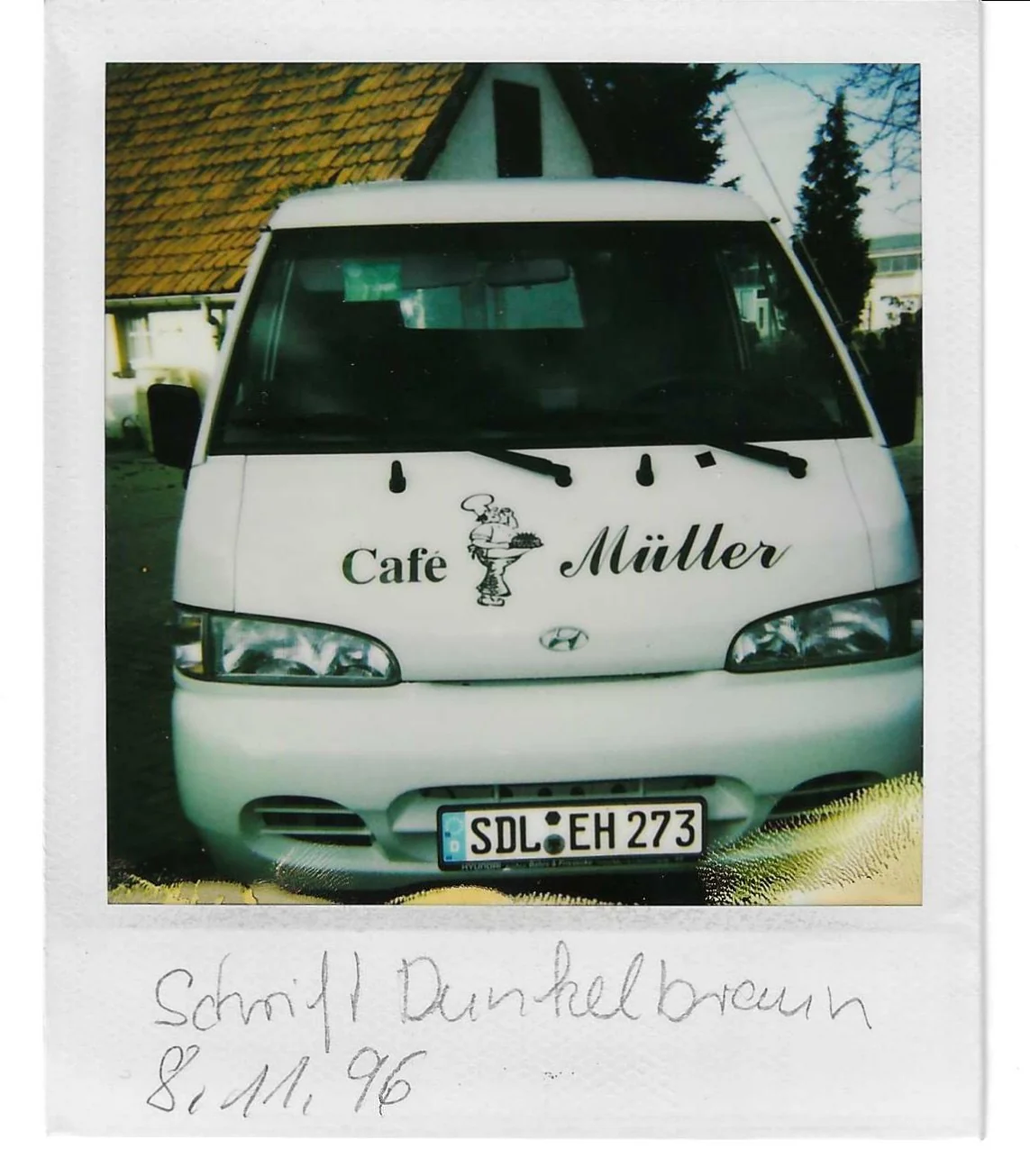 Fahrzeugbeschriftung – Cafe Müller (1996), PrintLine Werbetechnik Stendal